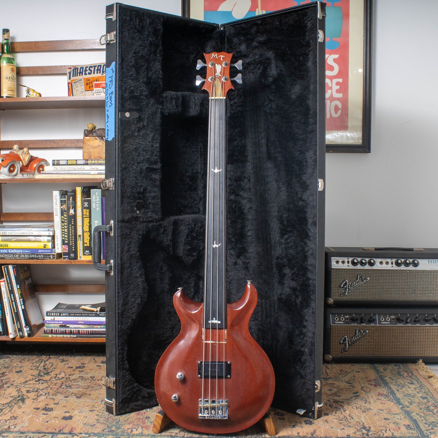 1974 PRS Fretless LH Bass (Pre-Factory w/ Letter from Paul Reed Smith)