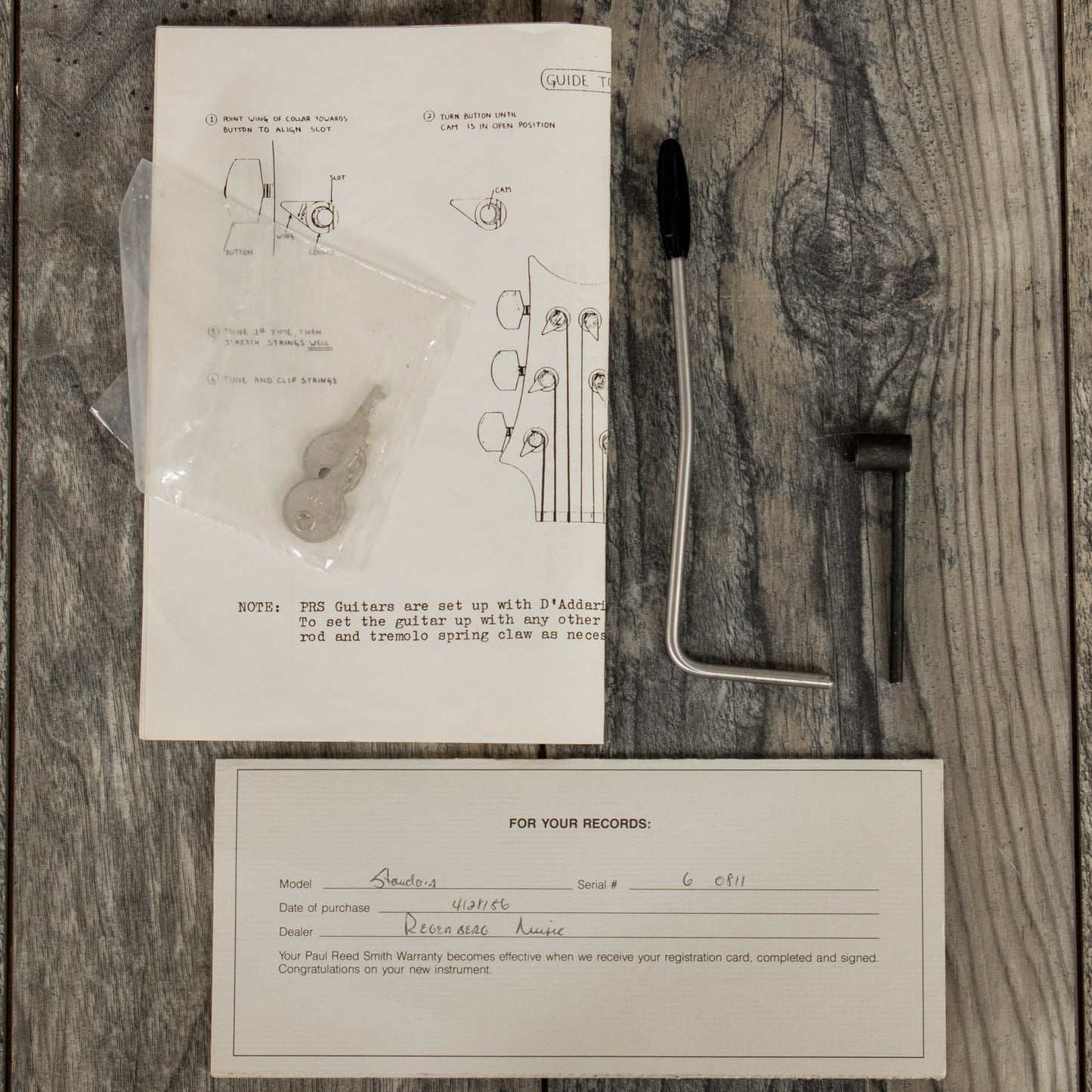 1986 PRS 24 Pre-Standard