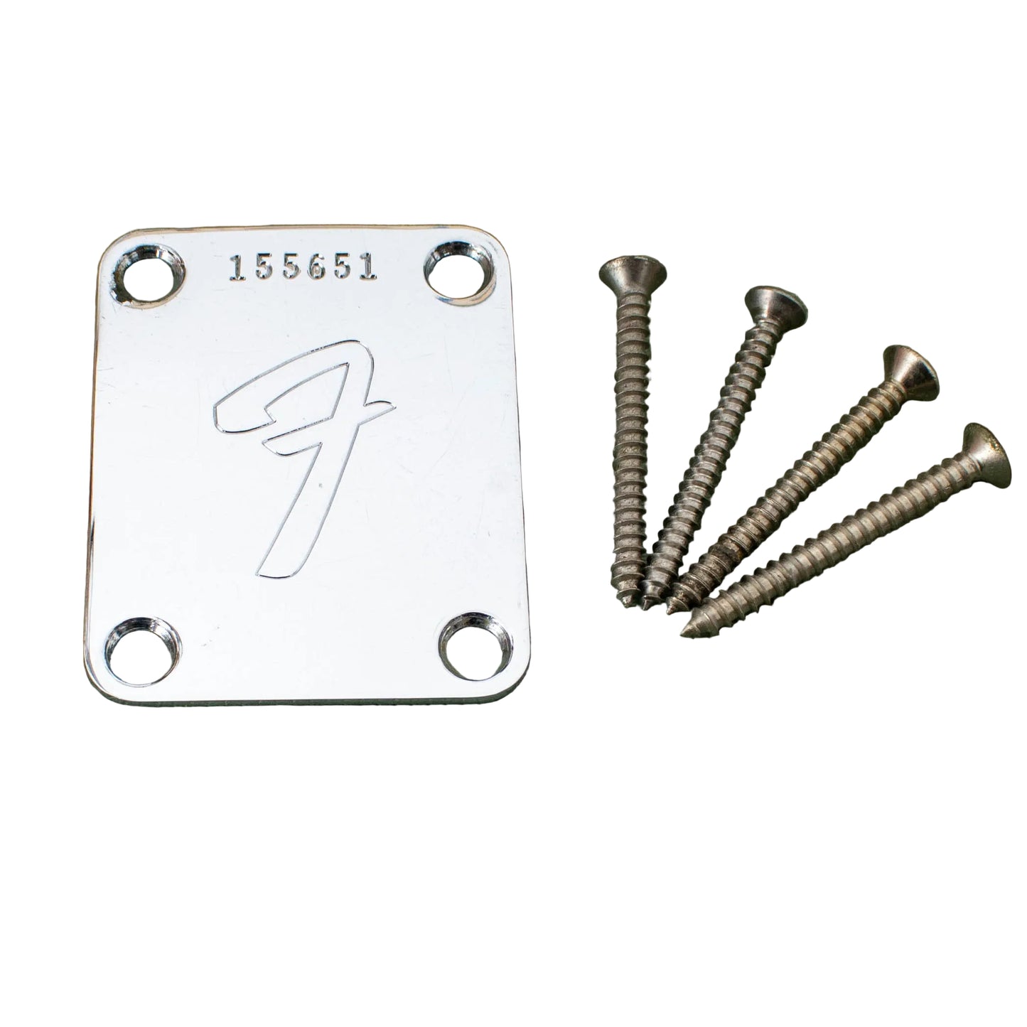 Vintage 1966 Fender Neck Plate (SN 155651)