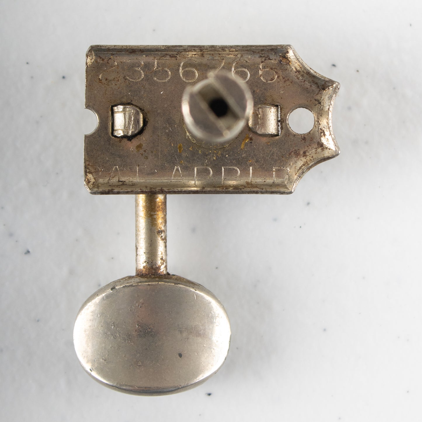 1953-1956 Kluson Deluxe No-Line Inline Tuner — Patent Applied