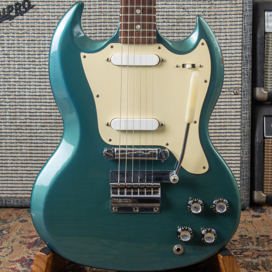 1966 Gibson Melody Maker (SG Body) — Original Pelham Blue w/ OHSC