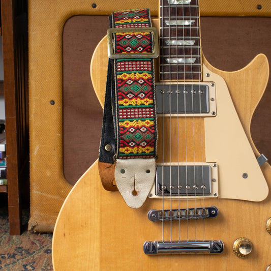 Vintage Geometric Print Strap