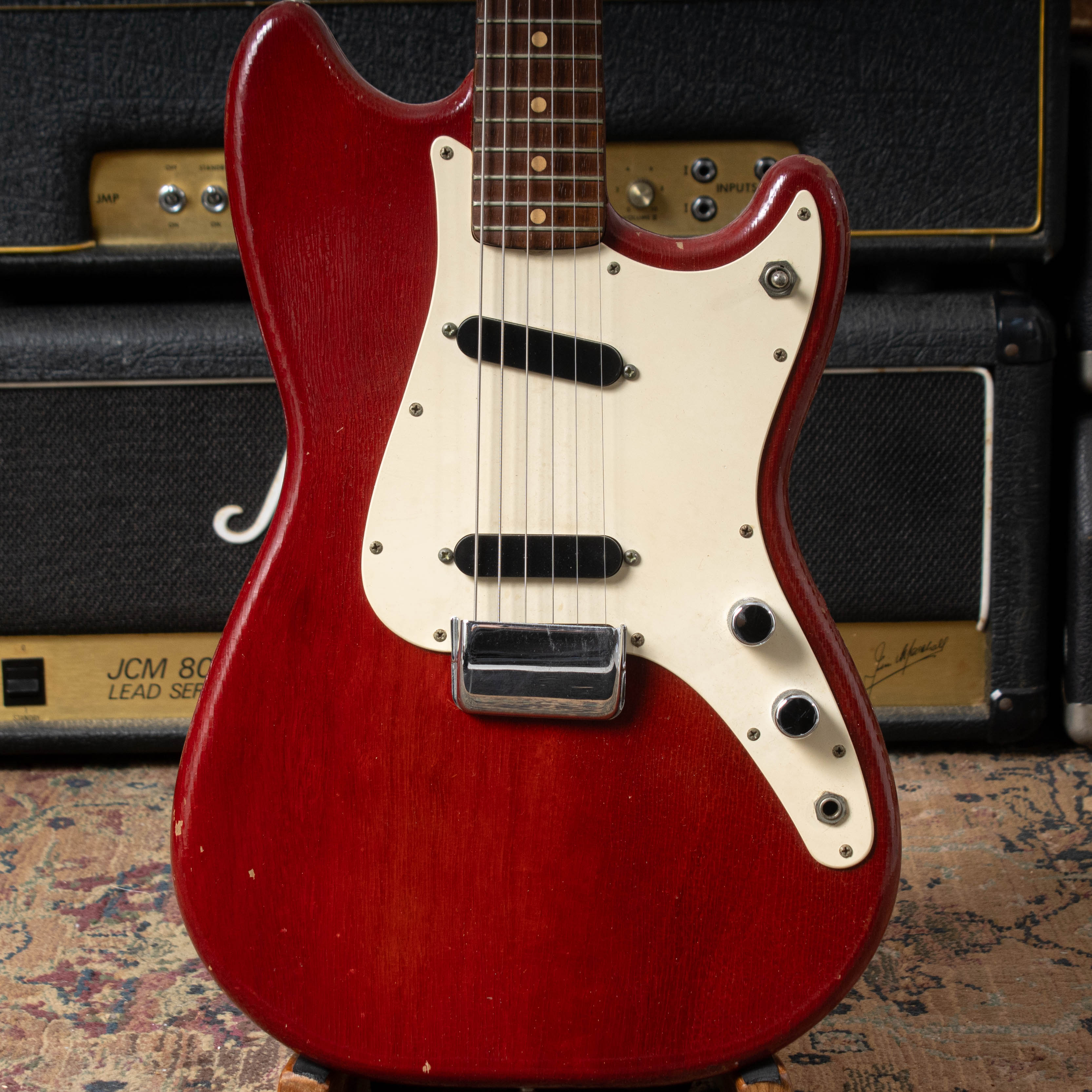 1963 Fender Duo-Sonic - Red Mahogany – Garrett Park Guitars