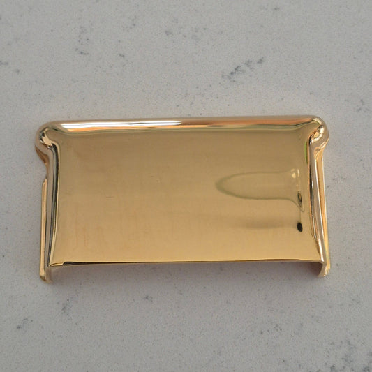 Vintage Fender Stratocaster Bridge Cover — Gold
