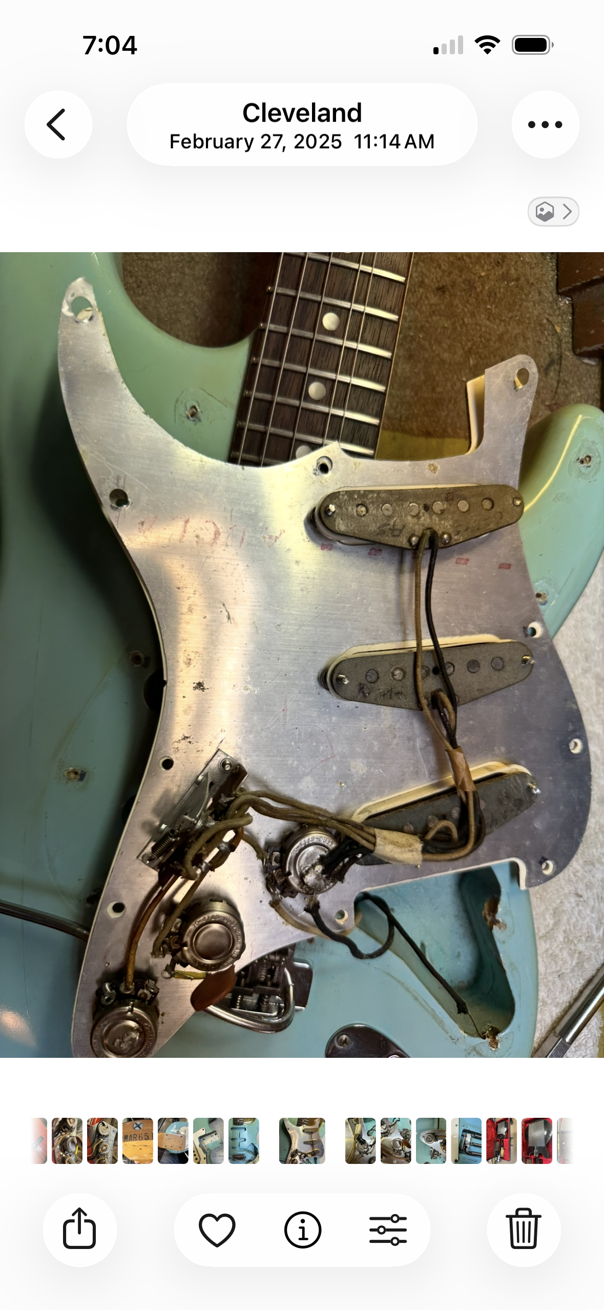 1965 Fender Stratocaster – Refin by Cesar Diaz