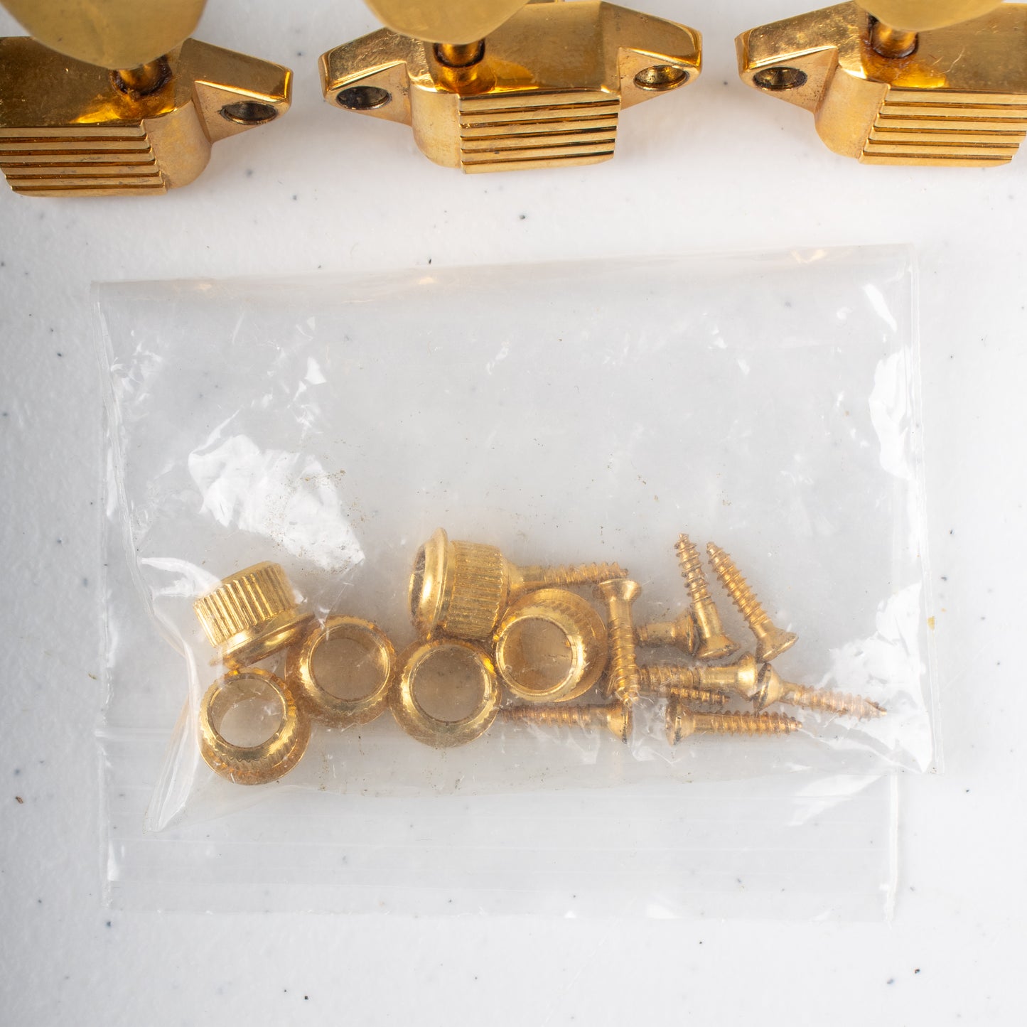 Early 1970s Kluson Waffleback Tuners - Gold