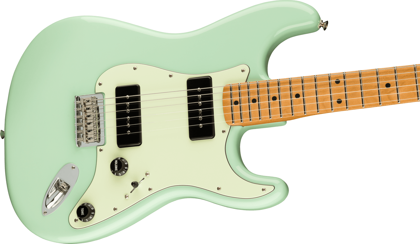 Noventa Stratocaster®, Maple Fingerboard, Surf Green - Hardtail Strat