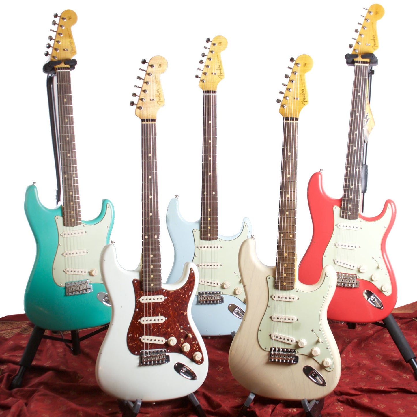 2015 Fender Custom Shop Rocking Dog '62 Stratocaster Olympic White