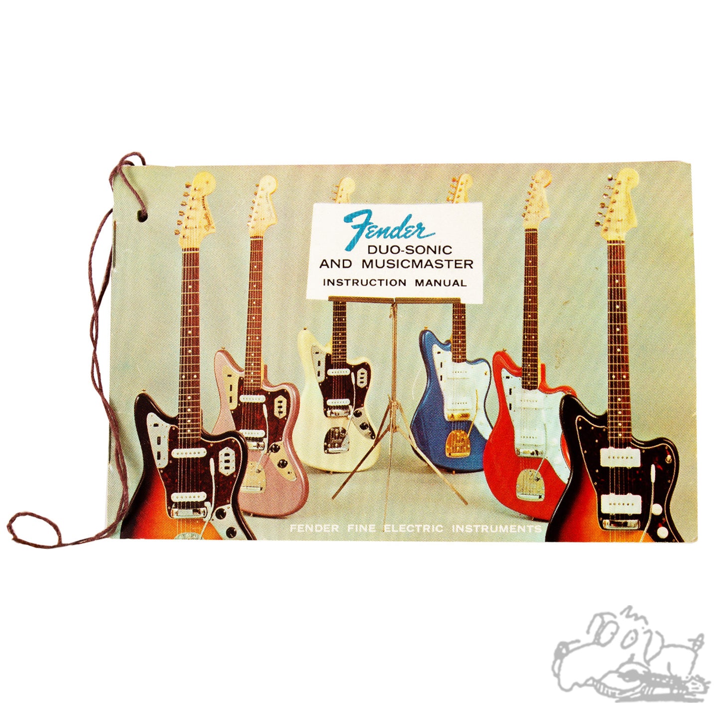 1966 Fender Duosonic II in Olympic White