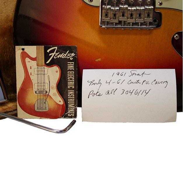 1961 FENDER STRATOCASTER - Garrett Park Guitars
- 13