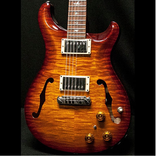 1999 PRS HOLLOWBODY II 10 TOP PIEZO VIOLIN AMBER SUNBURST - Garrett Park Guitars
- 1