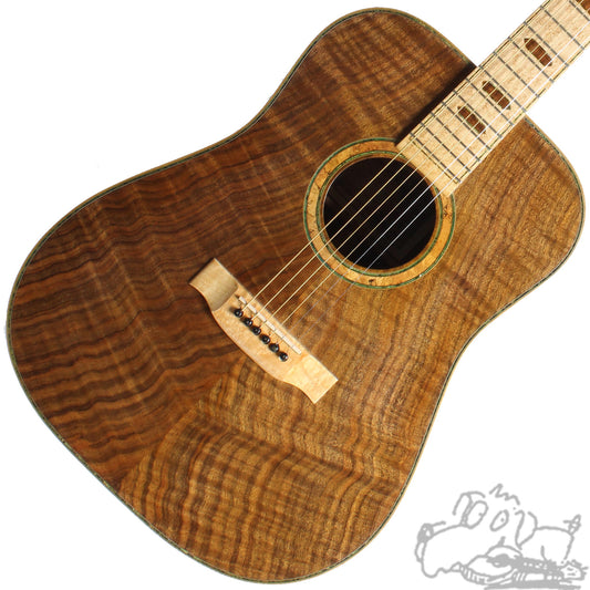 Greven Dreadnaught made from the Cujo Walnut tree