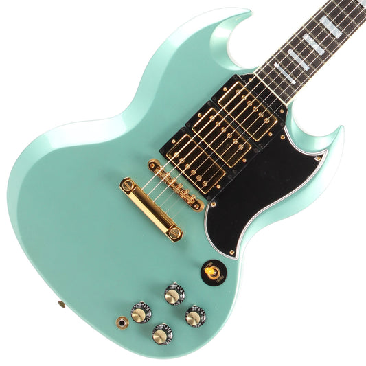 2000 Gibson Custom Shop SG Custom, Inverness Green - Garrett Park Guitars
- 1