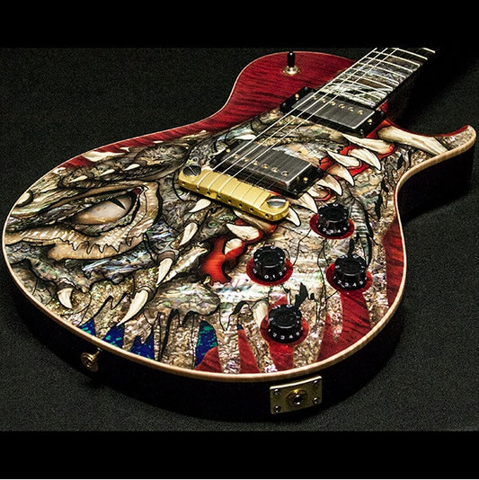 2002 PRS DRAGON 2002 SINGLECUT #63 RED - Garrett Park Guitars
- 1