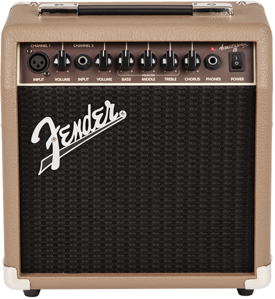 Fender Amp Acoustasonic 15 - Brown 15W 1x6 - Acoustic Guitar Amp