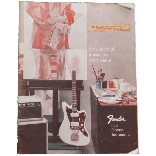 1960 Fender Catalog - Garrett Park Guitars