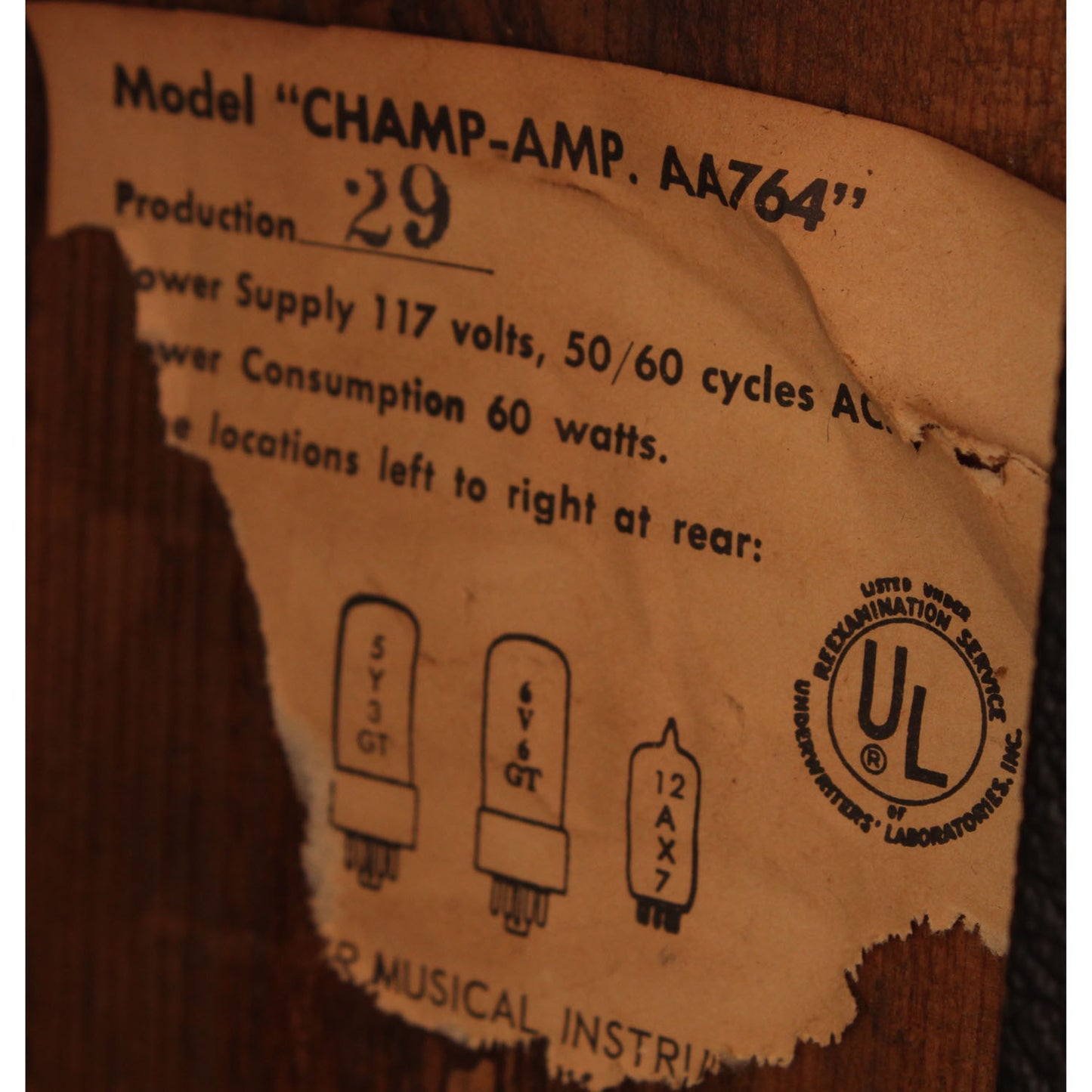 1966 Fender Champ - Garrett Park Guitars
- 7