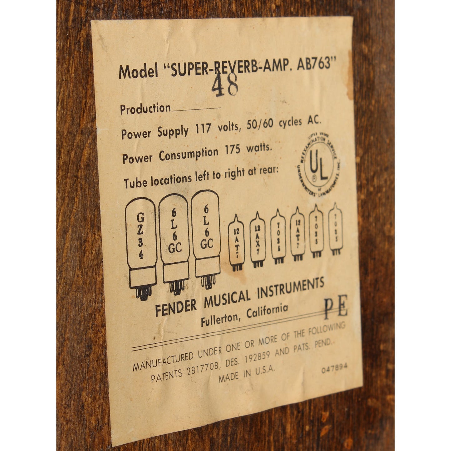 1966 Fender Super Reverb - Garrett Park Guitars
- 8