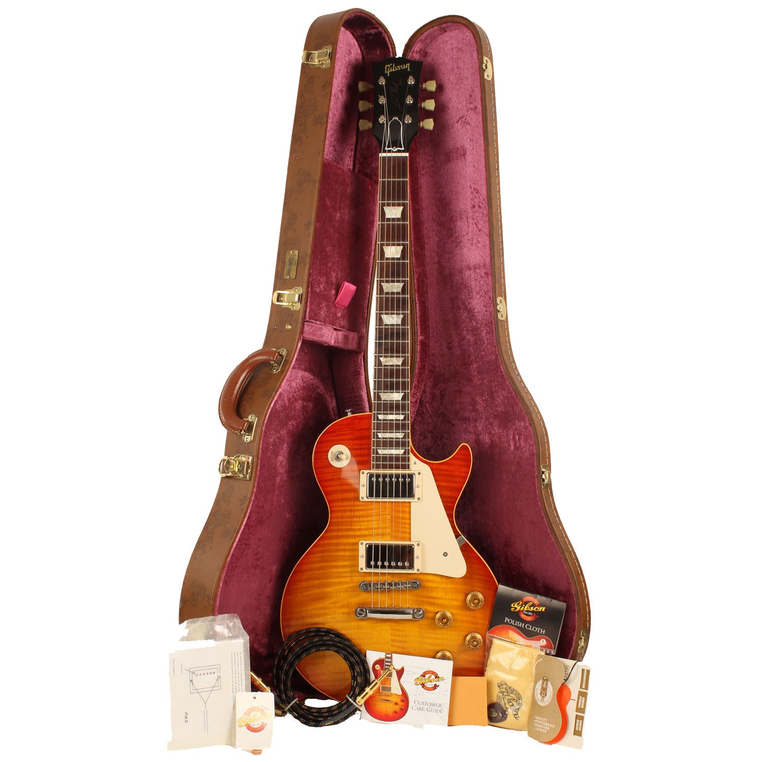 2003 Gibson '59 Reissue Les Paul Heritage Cherry Sunburst - Garrett Park Guitars
 - 12