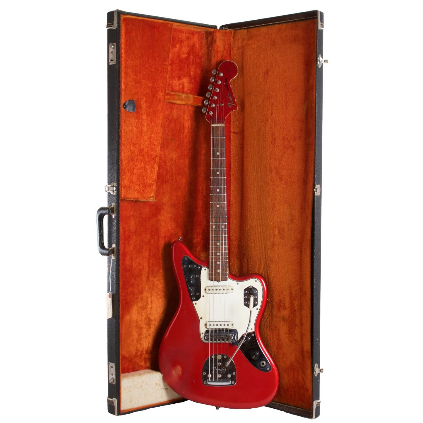1965 Fender Jaguar Candy Apple Red - Garrett Park Guitars
 - 9