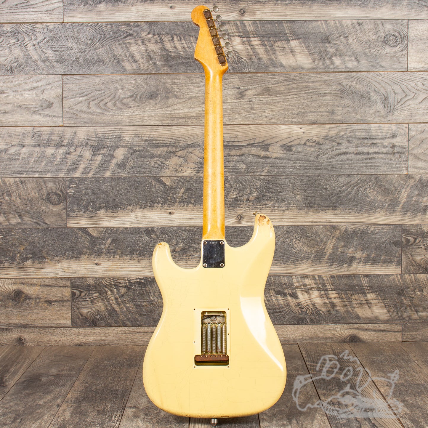 1963 Fender Stratocaster - Refinished in Olympic White