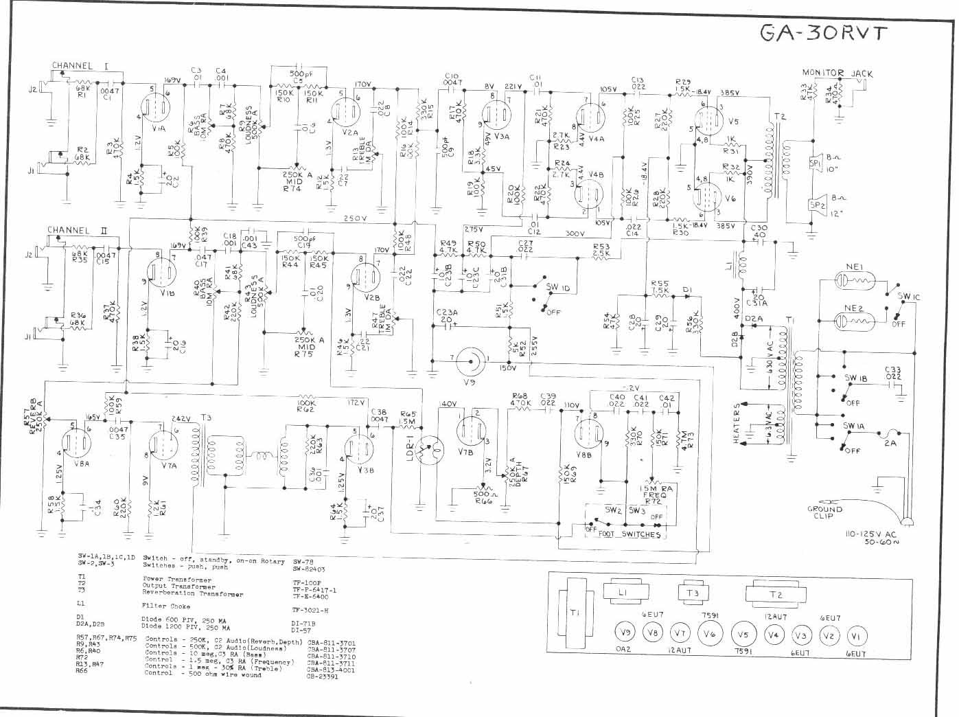 1963 Gibson GA-30 RVT Invader - Garrett Park Guitars
- 14