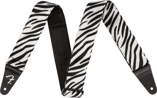 Fender Wild Animal Print Strap - Zebra