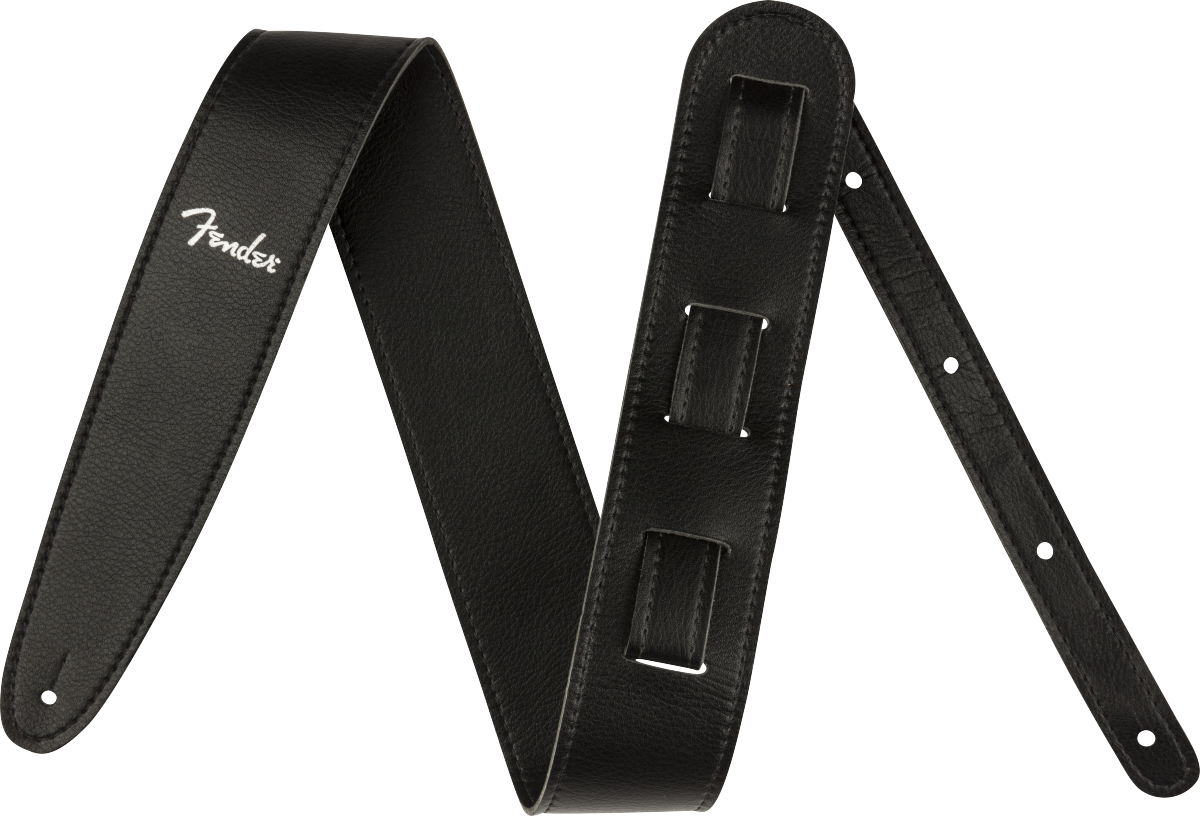 Fender Vegan Leather Strap Black Garrett Park Guitars