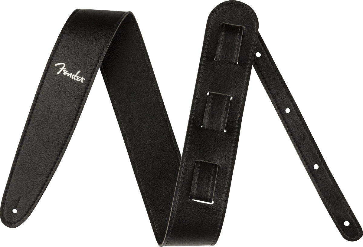 Fender Vegan Leather Strap - Black