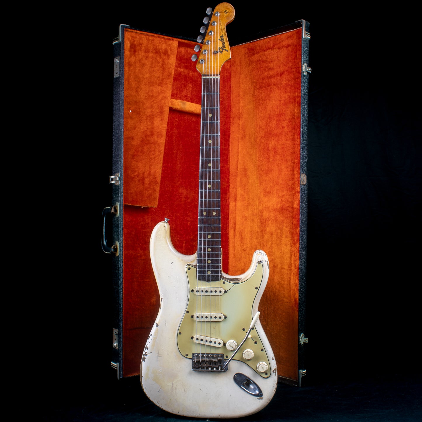 1964 Fender Stratocaster – Olympic White Refin w/ OHSC