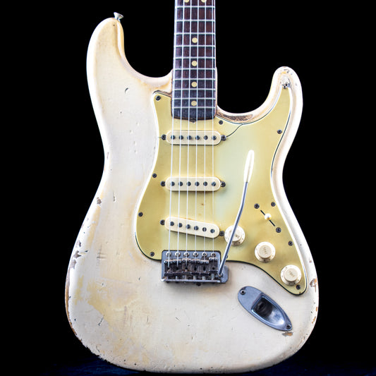 1964 Fender Stratocaster – Olympic White Refin w/ OHSC