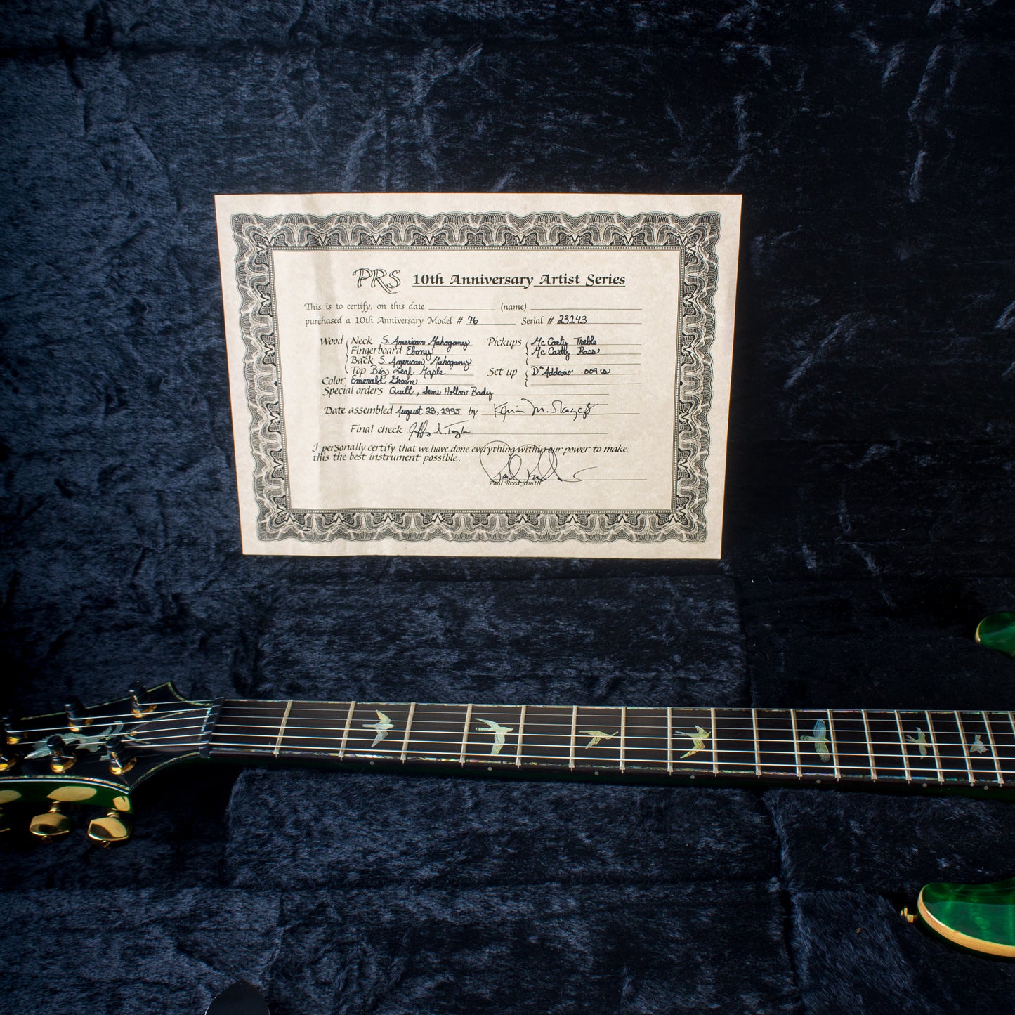 1995 PRS 10th Anniversary Artist Series (#76 of 200)