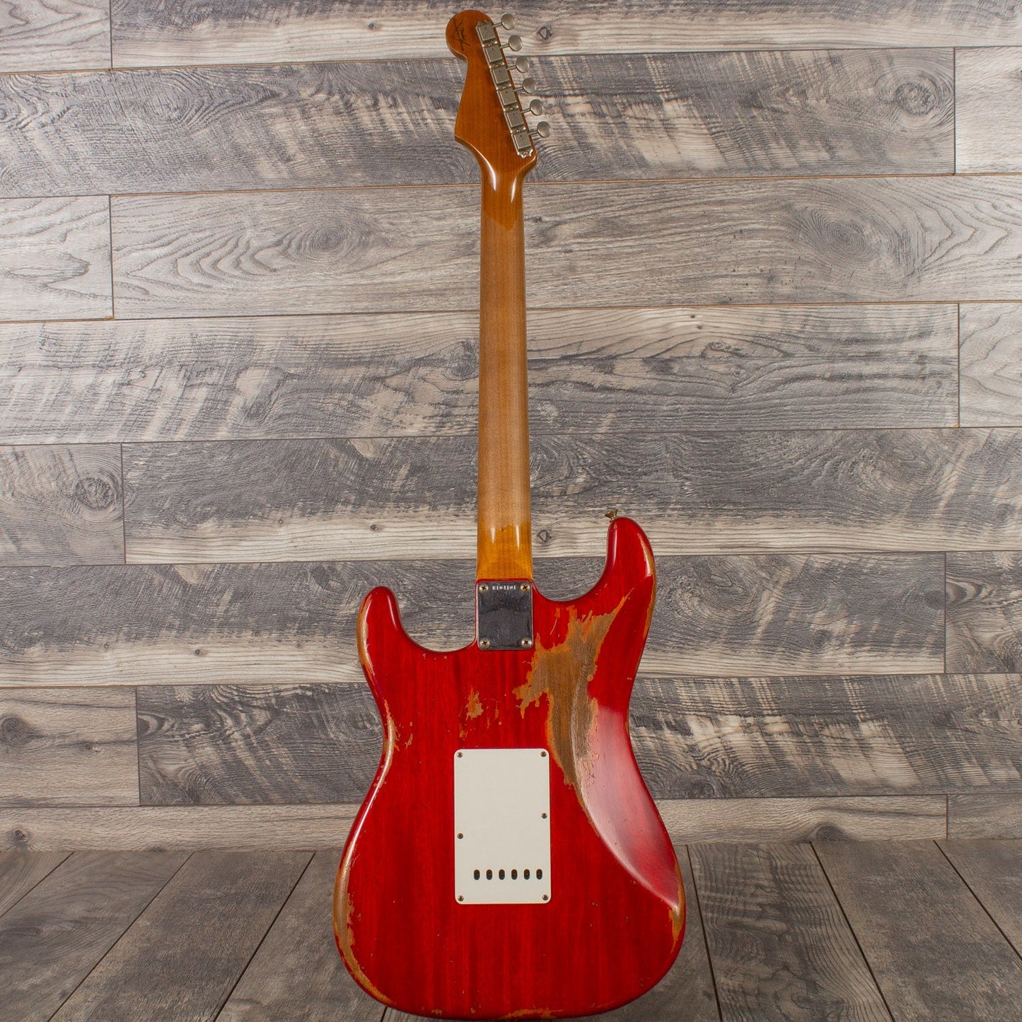 2020 Fender Custom Shop   - 1963 Stratocaster Heavy Relic Crimson Transparent