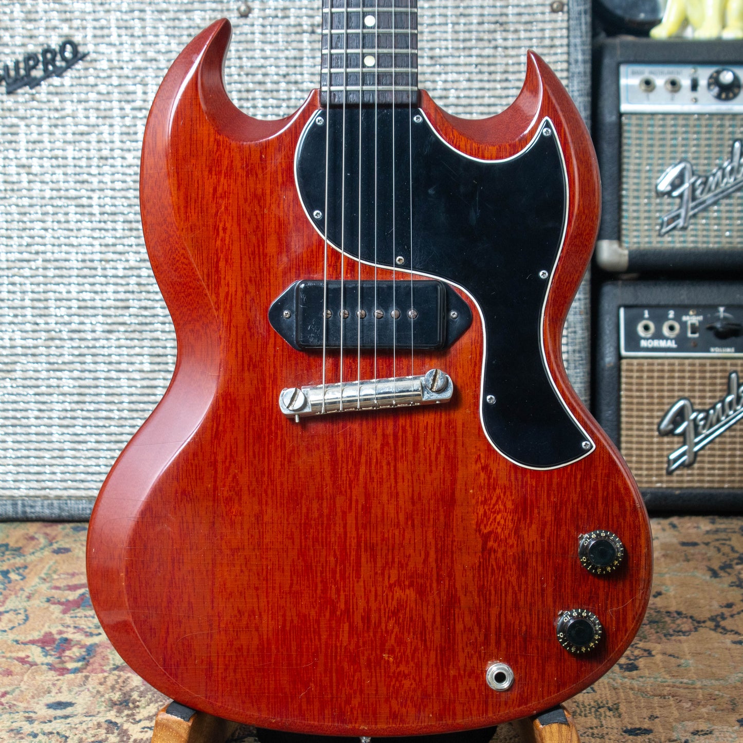1961 Gibson Les Paul Junior (SG Style) - Cherry