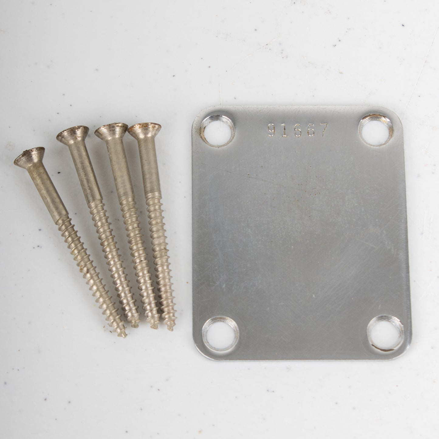 1962 Fender Neck Plate (SN 91667)