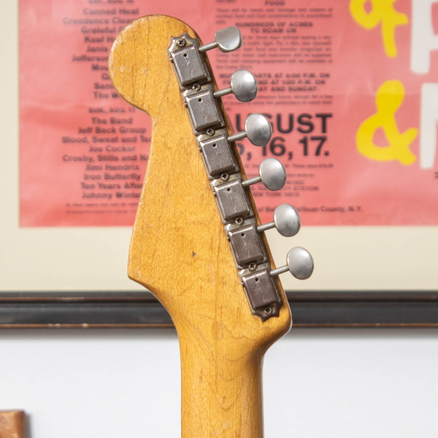 1963 Fender Stratocaster - '65 Factory Olympic White Refinish & Tortoise Pickguard