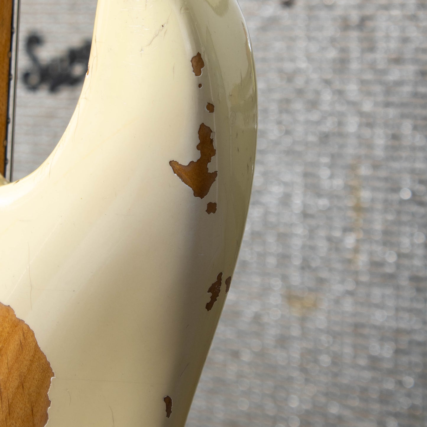 1963 Fender Stratocaster - '65 Factory Olympic White Refinish & Tortoise Pickguard