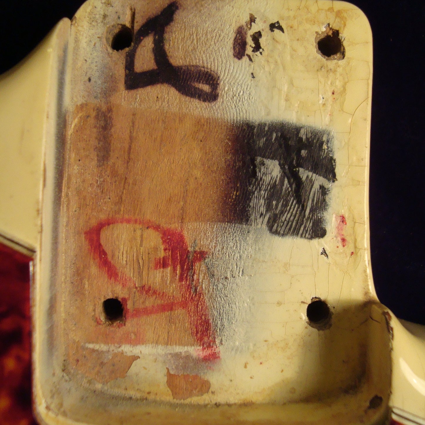 1963 Fender Stratocaster - '65 Factory Olympic White Refinish & Tortoise Pickguard