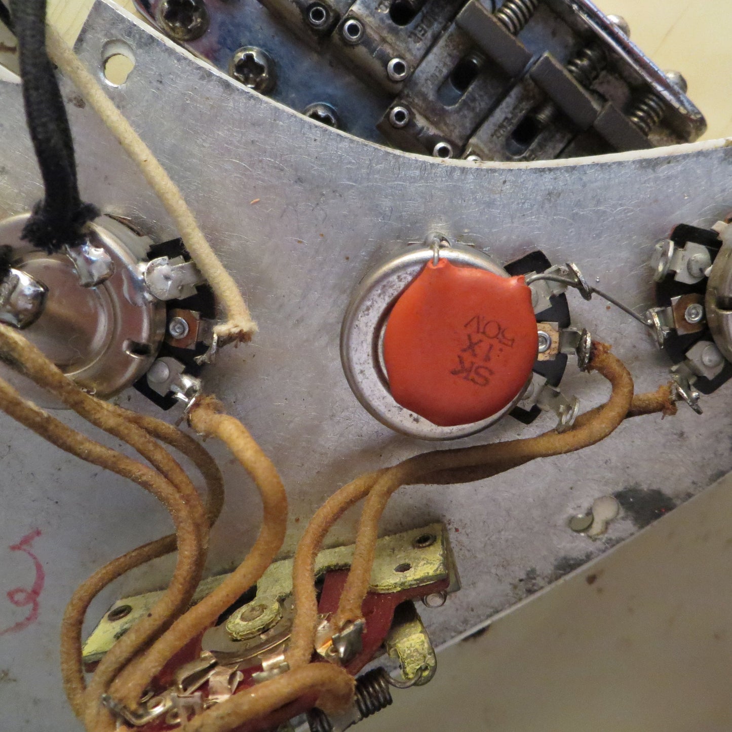 1963 Fender Stratocaster - '65 Factory Olympic White Refinish & Tortoise Pickguard