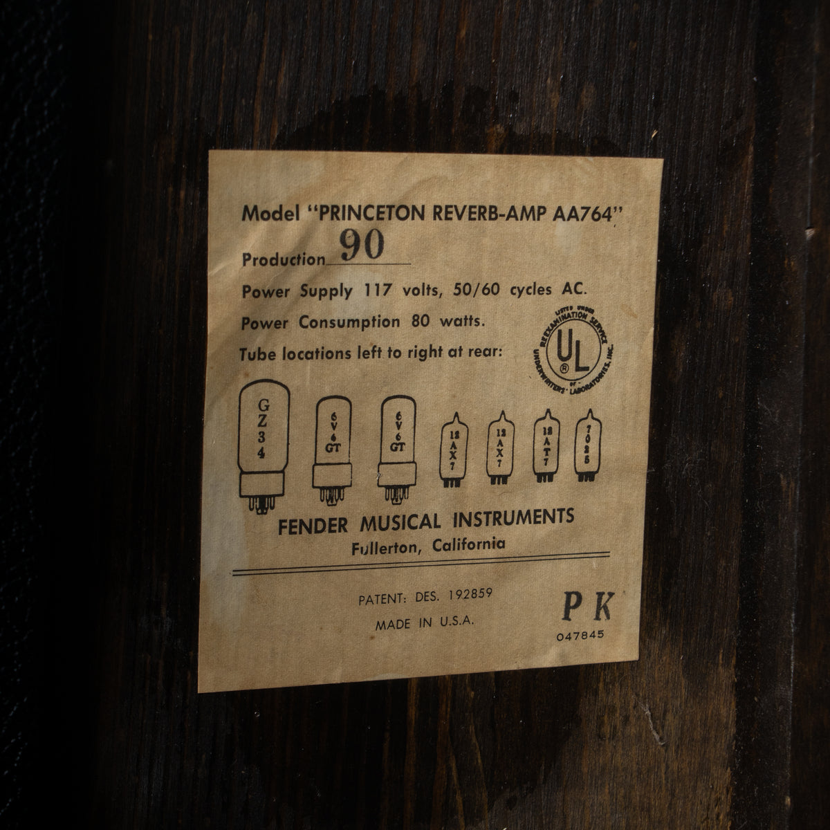 1966 Princeton Reverb – Near Mint