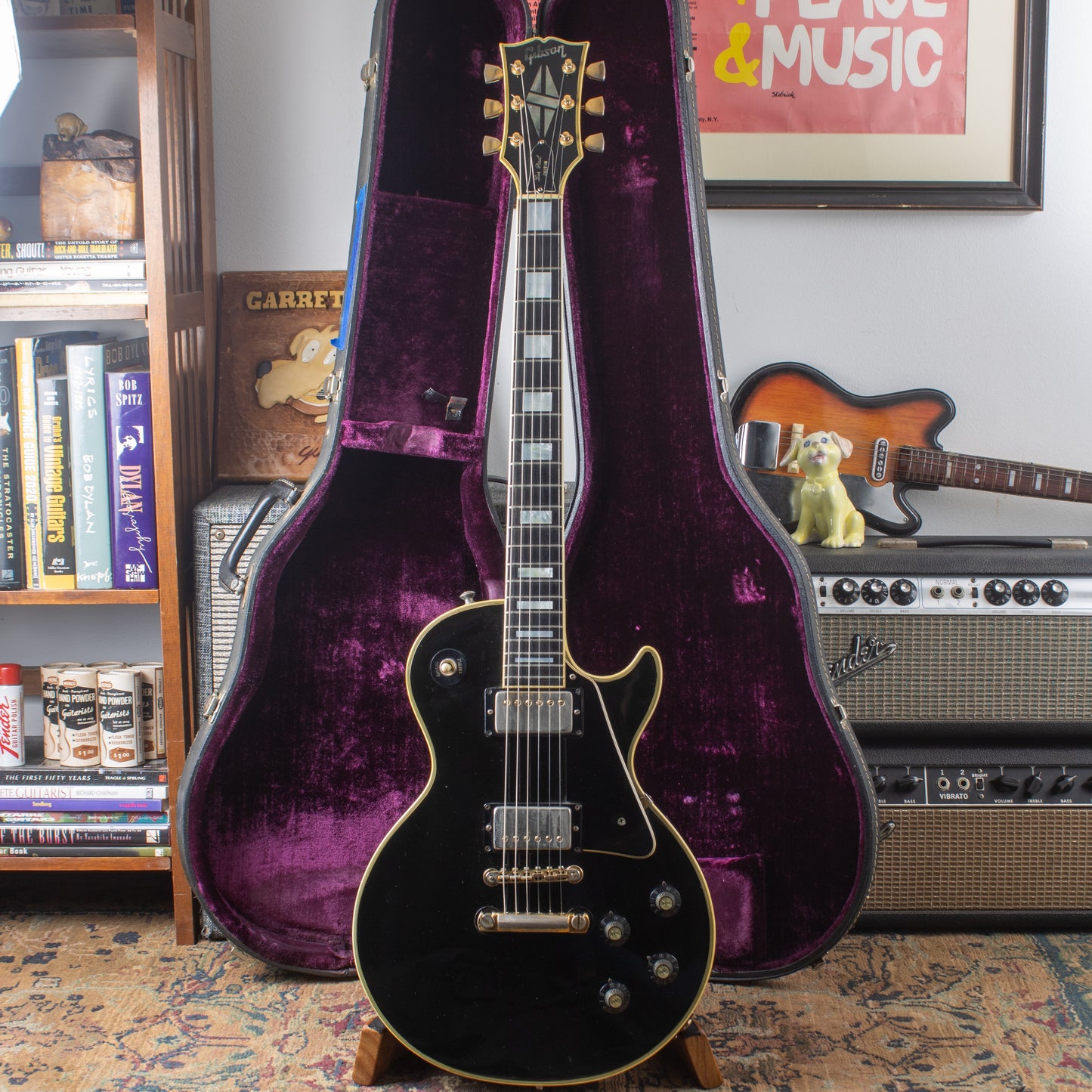 1973 Gibson Les Paul Custom — Ebony w/ OHSC