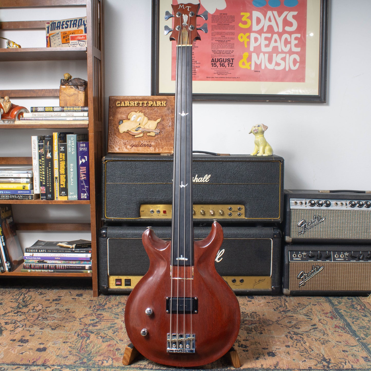 1974 PRS Fretless LH Bass (Pre-Factory w/ Letter from Paul Reed Smith)