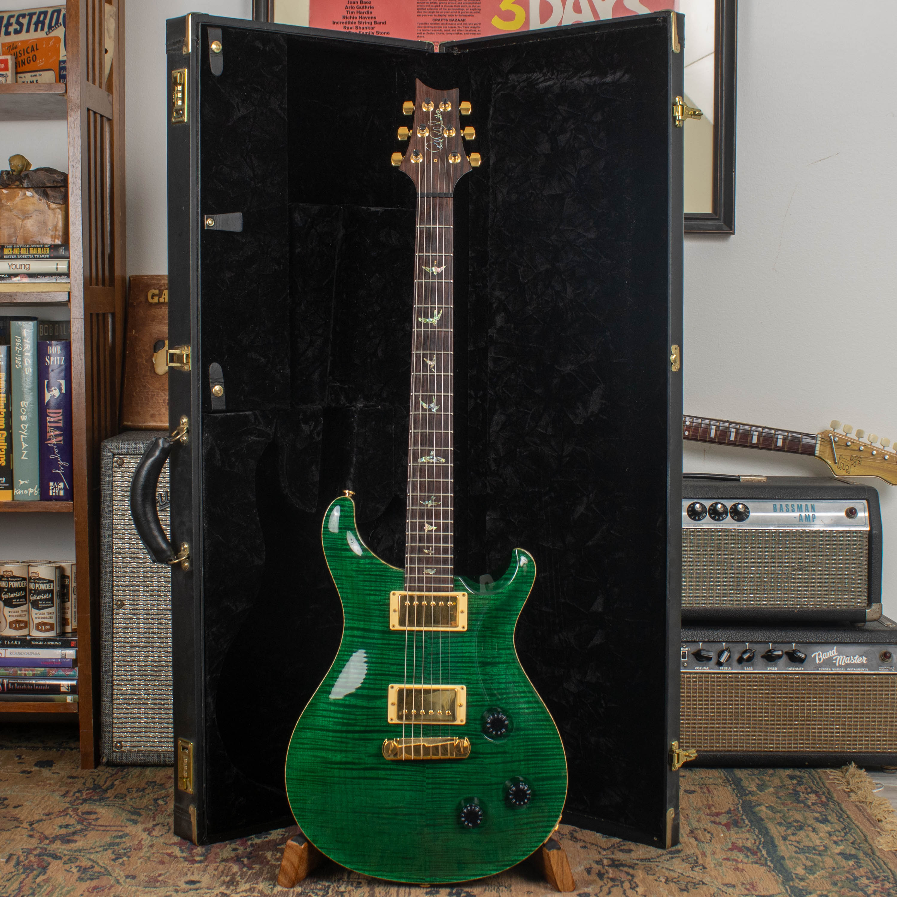 2007 PRS Custom 22 Artist Package – Emerald Green, Dragon II