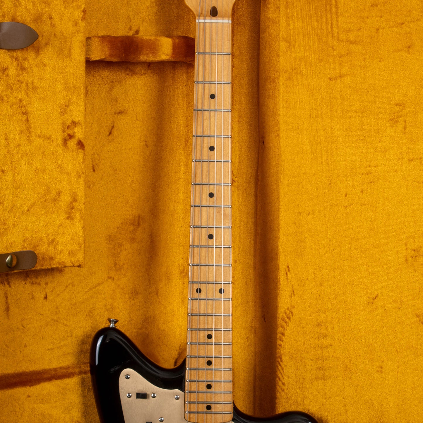 2012 Fender Custom Shop '58 Jazzmaster NOS - Black, Anodized Guard, Maple Fingerboard