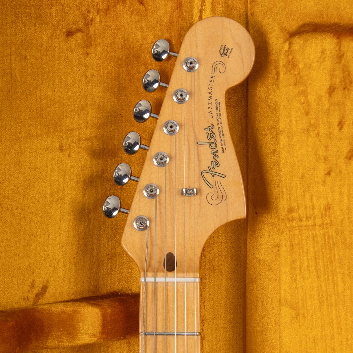 2012 Fender Custom Shop '58 Jazzmaster NOS - Black, Anodized Guard, Maple Fingerboard