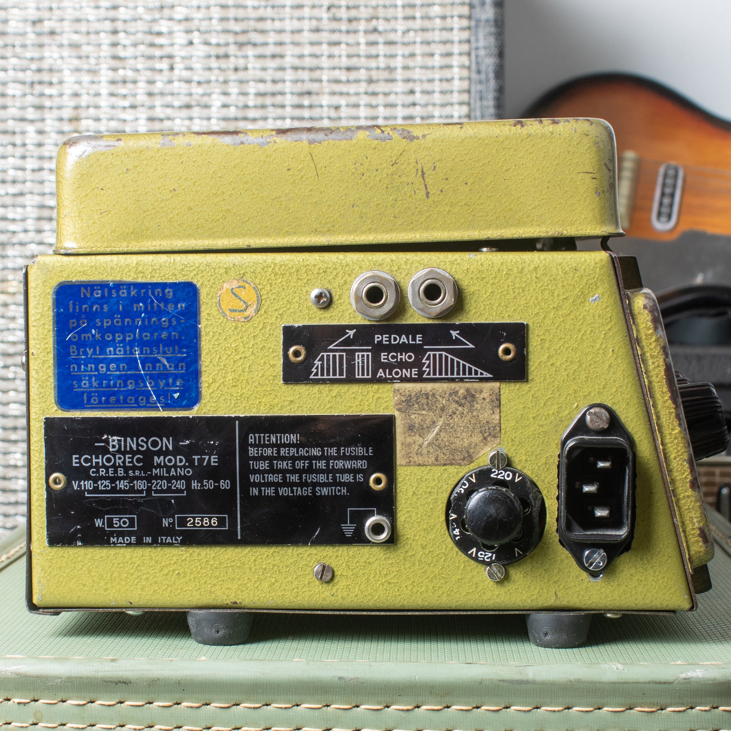 Binson Echorec 2 (T7E) — For Vintage Restoration, Sold As-Is