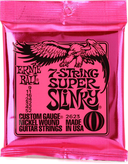 Ernie Ball Slinky 7-String Electric Guitar Strings (9-52)