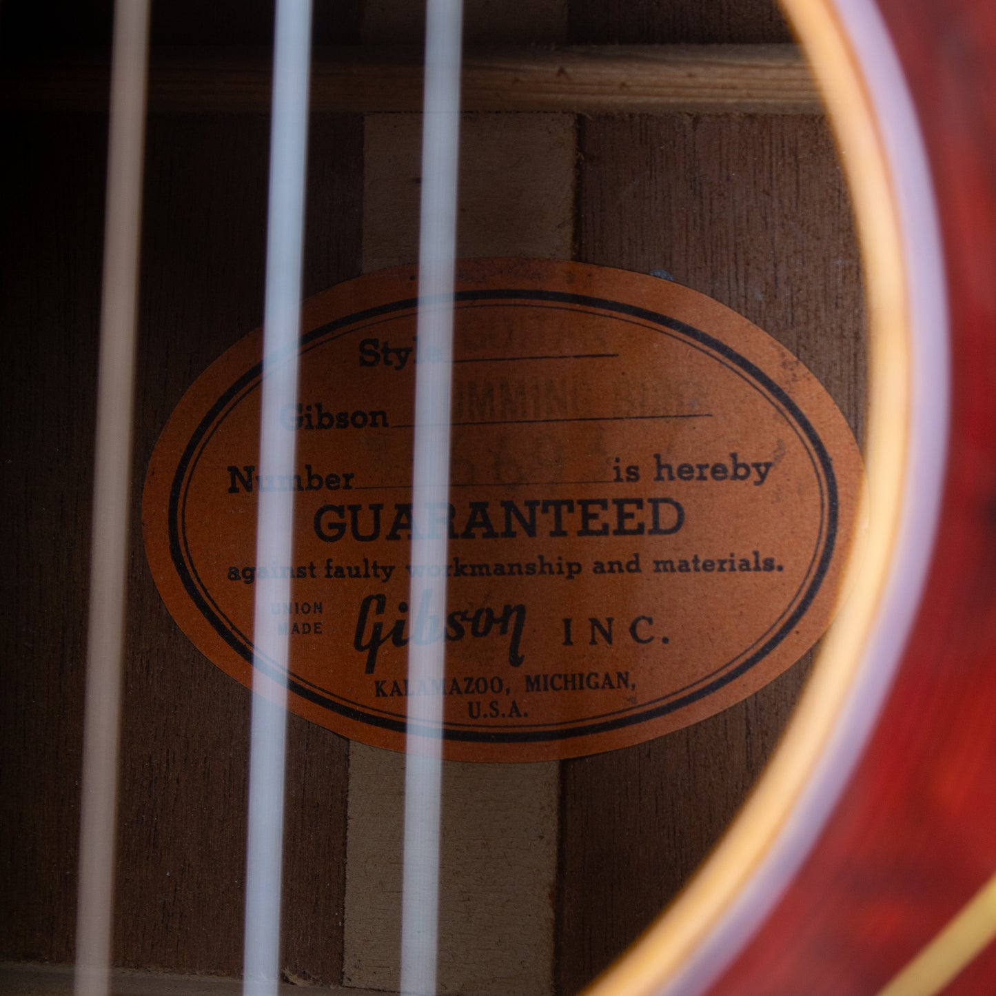 1965 Gibson Hummingbird — 1 11/16" Nut