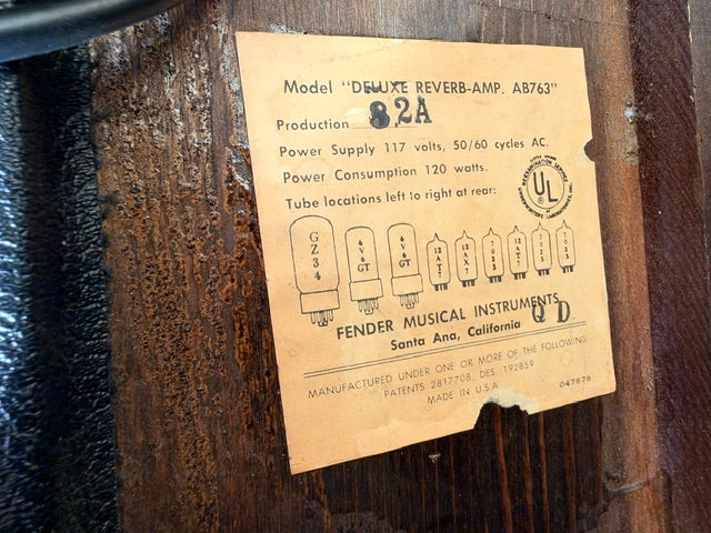 1967 Fender Deluxe Reverb AB763 (QD)