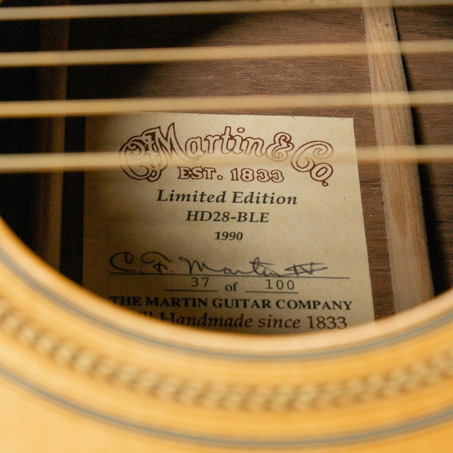 1990 Martin HD-28 BLE